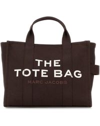 Marc Jacobs - Chocolate Canvas Medium The Tote Bag Handbag - Lyst