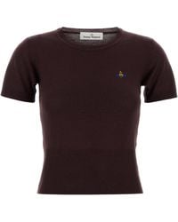 Vivienne Westwood - Aubergine Wool Bea Sweater - Lyst