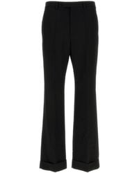 Valentino Garavani - Black Wool Pant - Lyst