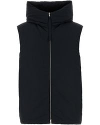 Jil Sander - Piumino in poliestere nero - Lyst