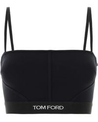 Tom Ford - Black Stretch Modal Bra - Lyst