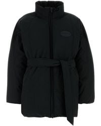 Alexander Wang - Piumino in misto poliestere nero - Lyst