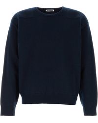 Jil Sander - Midnight Wool Blend Sweater - Lyst