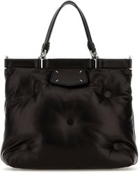 Maison Margiela - Black Leather Handbag - Lyst