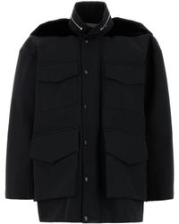 Sacai - Grosgrain Oversize Jacket - Lyst
