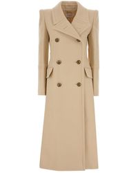 Zimmermann - Sand Wool Blend Hypnotic Coat - Lyst