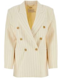 Zimmermann - Giacca Luminosity oversize in misto lana ricamata - Lyst