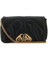 McQueen - Leather Small Seal Shoulder Bag - Lyst