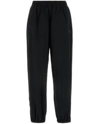 T By Alexander Wang - Polyester Blend Joggers - Lyst