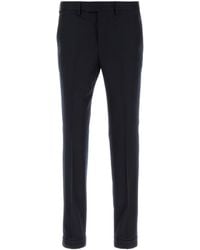 PT Torino - Midnight Blue Stretch Wool Pant - Lyst