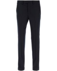 PT Torino - Midnight Blue Stretch Wool Pant - Lyst