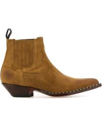 Sonora Boots - Stivaletti Hidalgo Mini in pelle scamosciata cammello - Lyst