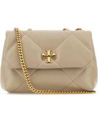 Tory Burch - Borsa a spalla Kira in pelle rosa cipria - Lyst