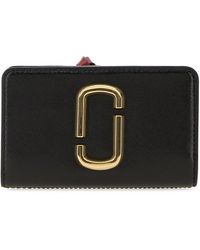 Marc Jacobs - Black Leather Wallet - Lyst