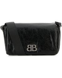 Balenciaga - Leather Small Monaco Crossbody Bag - Lyst