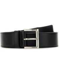Prada - Cintura Con Logo Inciso - Lyst