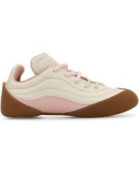 McQueen - Two-Tone Leather Flexion Sneakers - Lyst