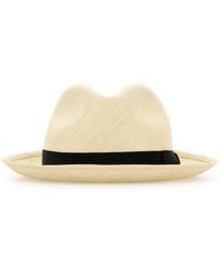 Borsalino - Straw Federico-panama Hat - Lyst