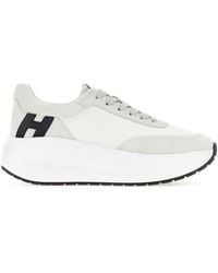 Hogan - Two-tone Leather And Suede Maxi I Active Sneakers - Lyst