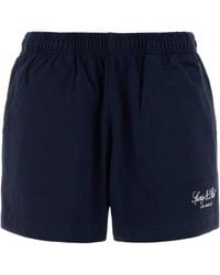 Sporty & Rich Navy Adidas Originals Edition Shorts in Black | Lyst