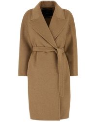 ATELIER - Biscuit Cashmere Valle Coat - Lyst