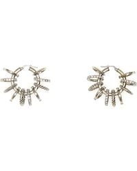 AMINA MUADDI - Metal Multi Ring Earrings - Lyst