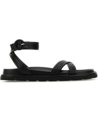 Gianvito Rossi - Nappa Leather Lianne Sandals - Lyst