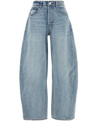 Alexander Wang - Jeans dalla gamba ampia in denim - Lyst