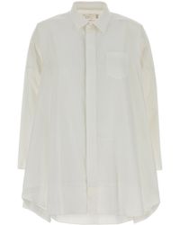Sacai - Oversized Solid Shirt - Lyst