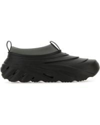 Crocs™ - Black Rubber Echo Storm Slip Ons - Lyst