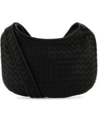 Bottega Veneta - Borsa a tracolla Veneto piccola in pelle nera - Lyst