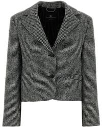 Ermanno Scervino - Embroidered Wool Blend Blazer - Lyst