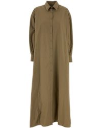 ARMARIUM - Mud Stretch Poplin Oversize Shirt Dress - Lyst