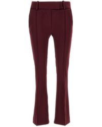 The Attico - Plum Gabardine Pant - Lyst