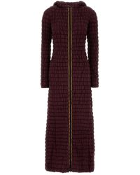 K-Way - Burgundy Nylon Prudence Padded Jacket - Lyst