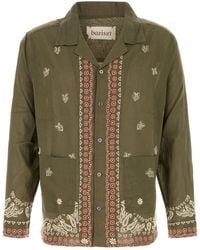 BAZISZT - Khaki Cotton Langa Shirt - Lyst
