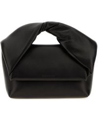 JW Anderson - Black Leather Mini Twister Handbag - Lyst