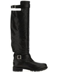 Jimmy Choo - Leather Biker Boots - Lyst