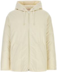 Valentino Garavani - Giubbino imbottito in misto lana avorio - Lyst