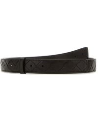 Bottega Veneta - Cintura in pelle testa di moro - Lyst