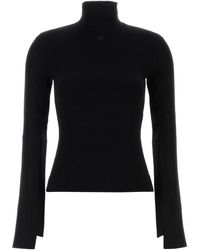 Courreges - Viscose Blend Sweater - Lyst