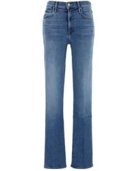 Mother - Jeans The Kick It in denim stretch - Lyst