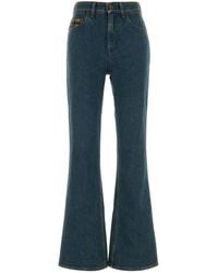 Burberry - Stretch Denim Jeans - Lyst