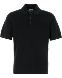 Burberry - Wool Polo Shirt - Lyst