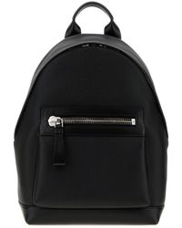 Tom Ford - Black Leather Backpack - Lyst