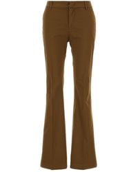 PT Torino - Biscuit Stretch Cotton Elsa Pant - Lyst
