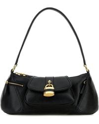 Chloé - Borsa a spalla The 99 in pelle nera - Lyst