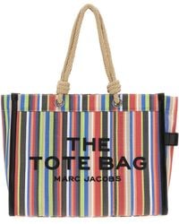 Marc Jacobs - Embroidered Canvas Large The Tote Bag Shopping Bag - Lyst