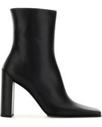Alaïa - Leather Ankle Boots - Lyst