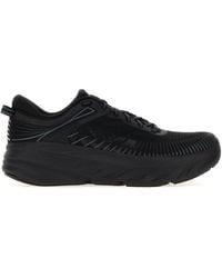 Hoka One One - Black Fabric Bondi 7 Sneakers - Lyst